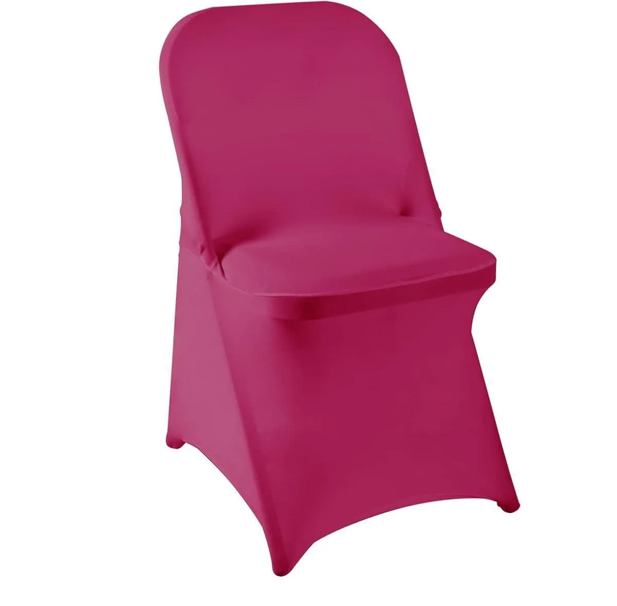 Fuchsia Spandex Folding Chair Cover