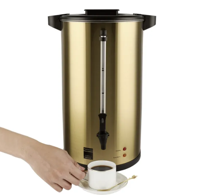 80 Cup Gold Coffee Urn With Percolator 