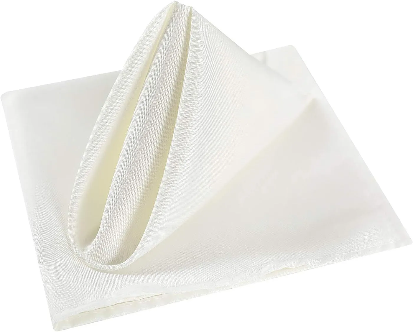 20"x20" Ivory Polyester Napkin