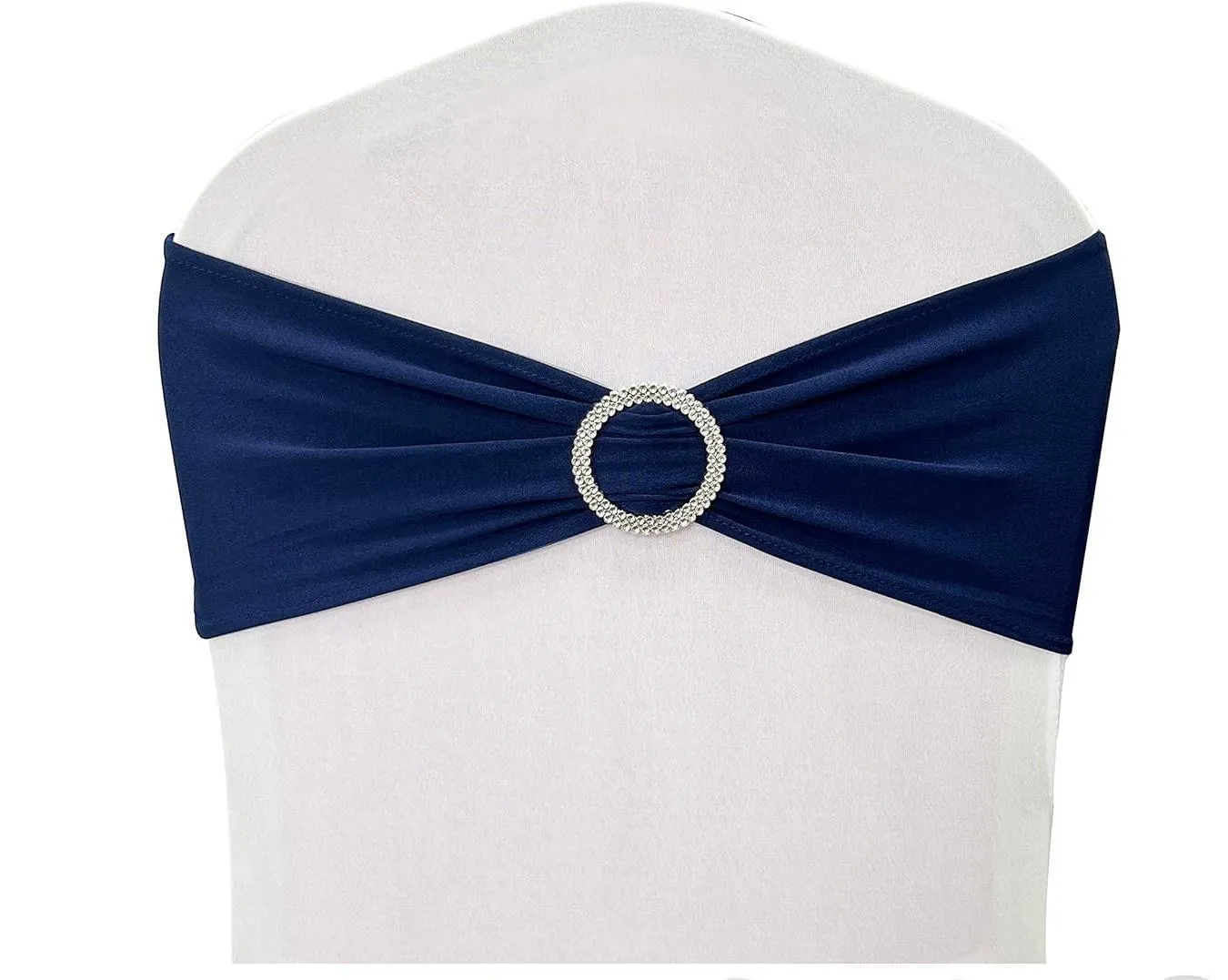 Navy Blue Chair Band with Round Buckle