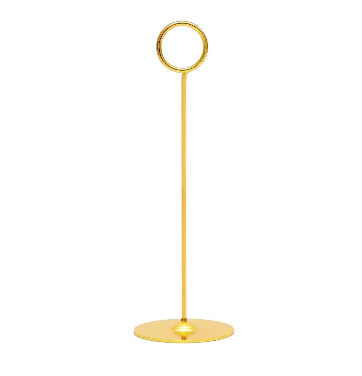8" Gold Table Number Holder