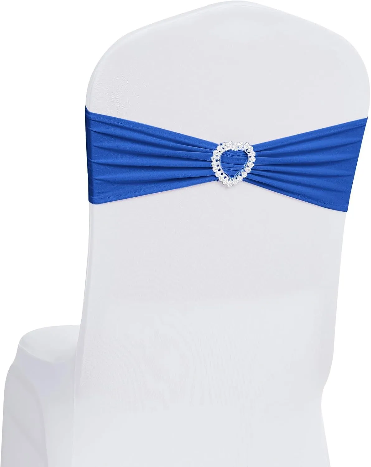 Royal Blue Chair Band with Heart Buckle