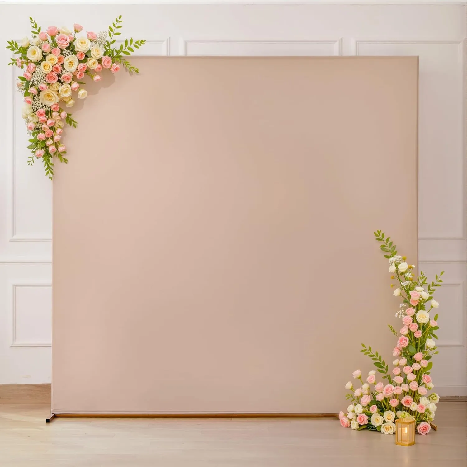 6.6 ft x 6.6 ft Nude Square Arch Backdrop Cover