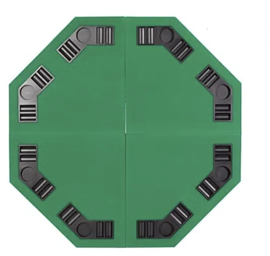 48" 8-Player Foldable Poker Table Top