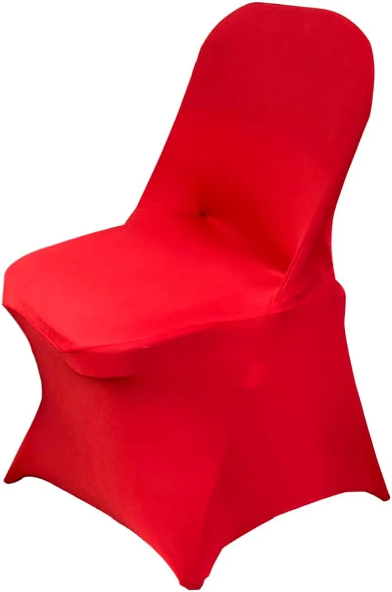 Red Spandex Folding Chair Cover