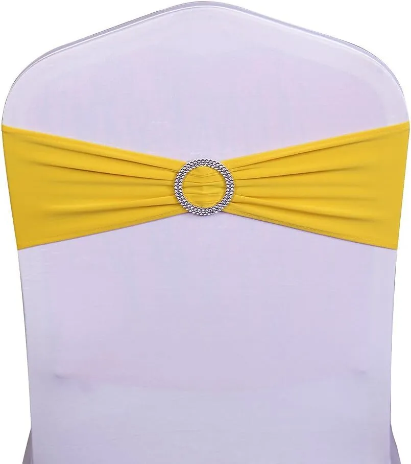 Yellow Chair Band with Round Buckle