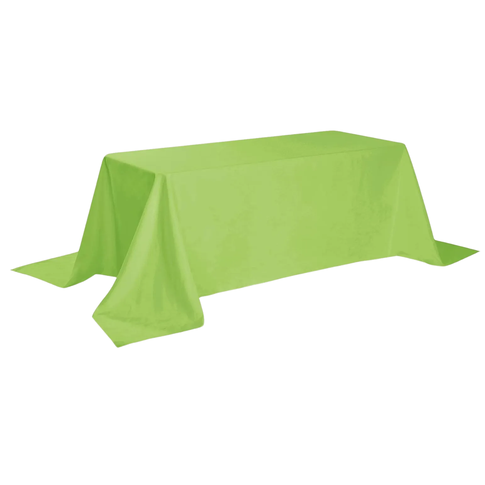 90" x 156" Apple Green Rectangle Tablecloth
