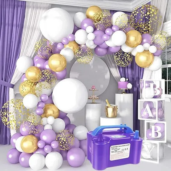 Electric Balloon Pump - Purple