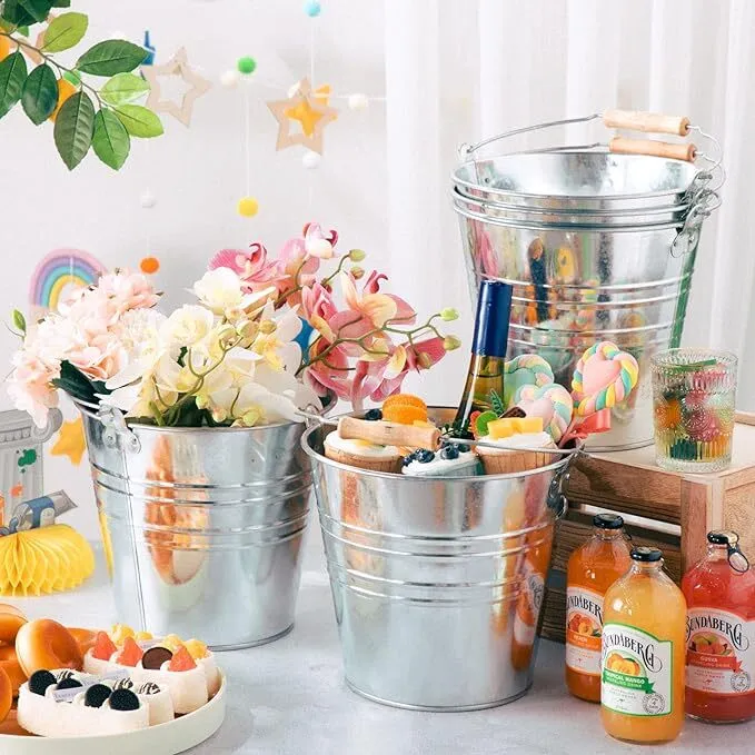 2 Gallon Metal Ice Bucket