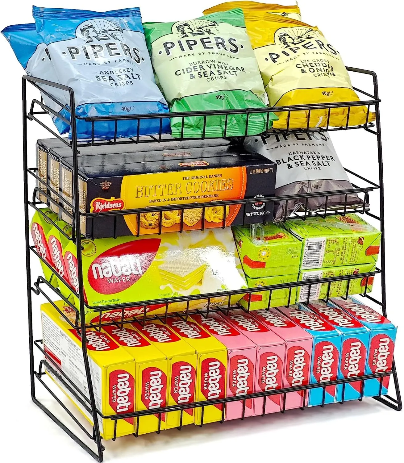 4-Tier Candy Display Rack