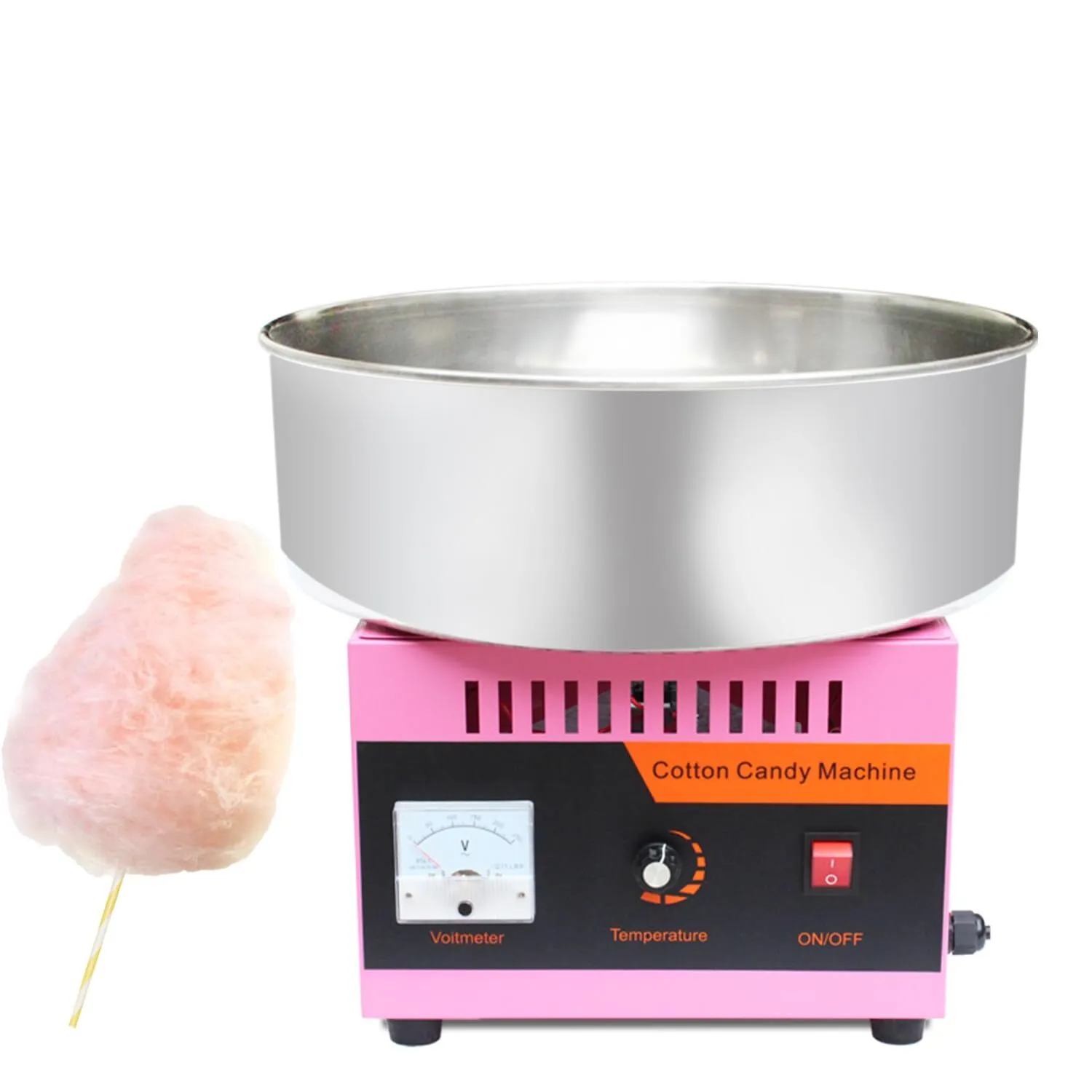 Pink Cotton Candy Machine 110V
