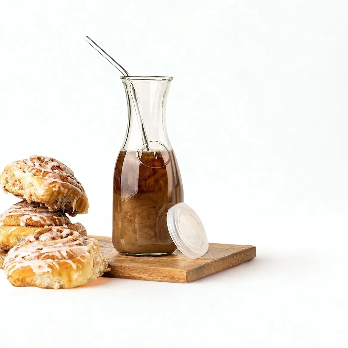 17.3 oz Glass Carafe Pitcher