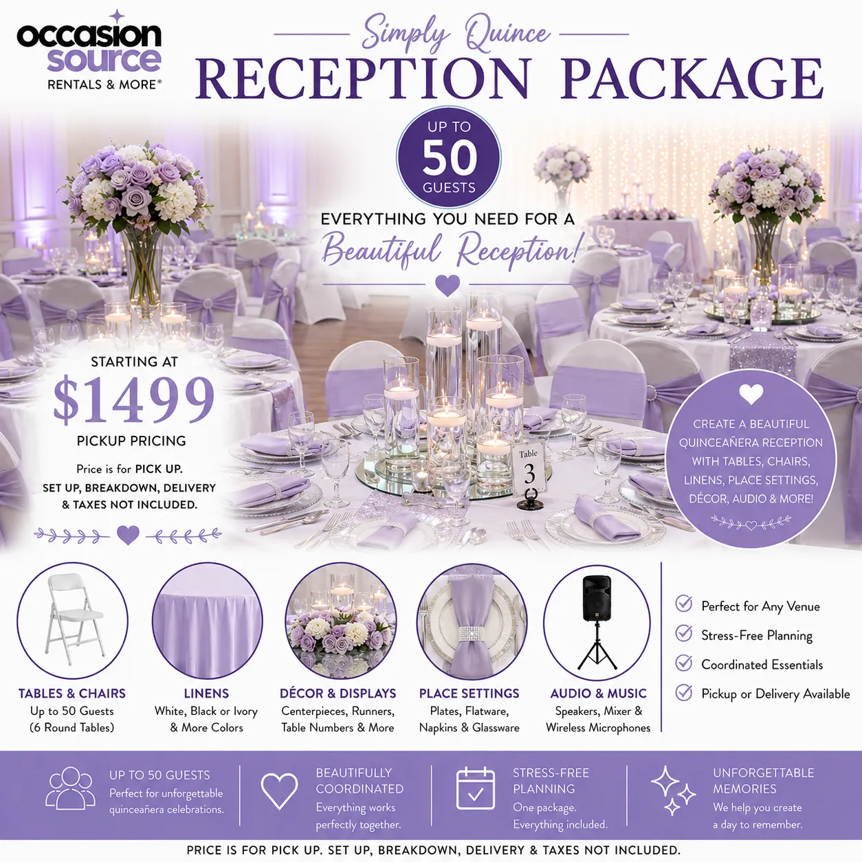 Simply Quince – up to 50 Guests