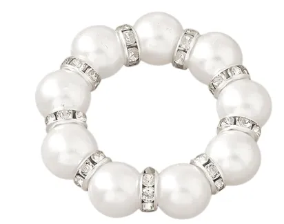 Pearl and Silver Napkin Ring