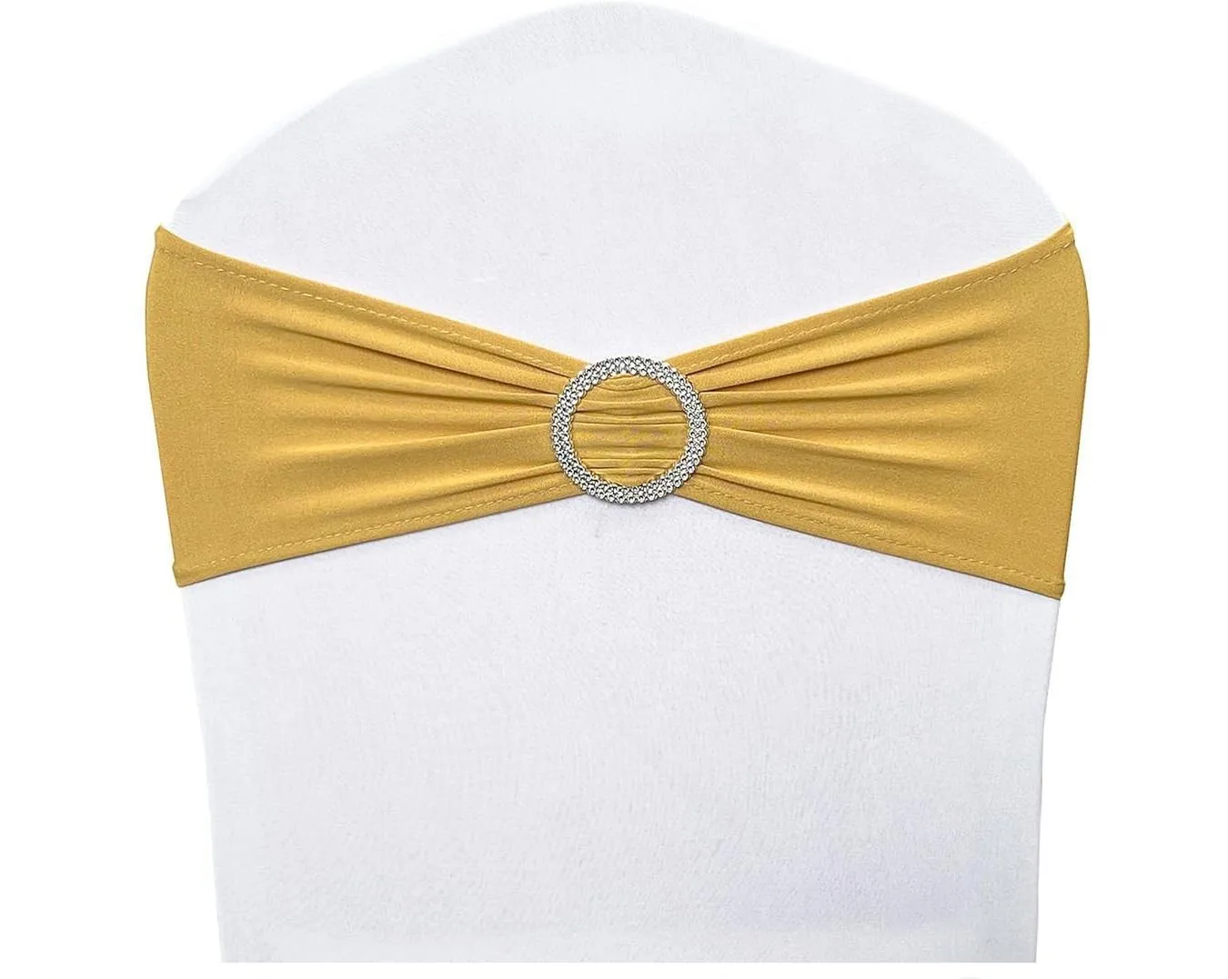 Gold Chair Band with Round Buckle