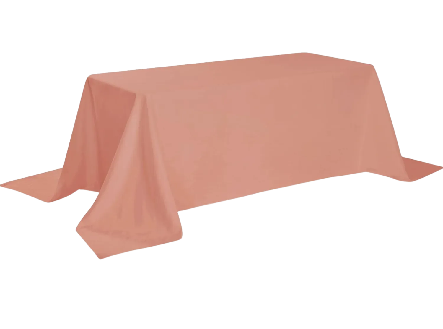 90" x 156" Dusty Pink Rectangle Tablecloth