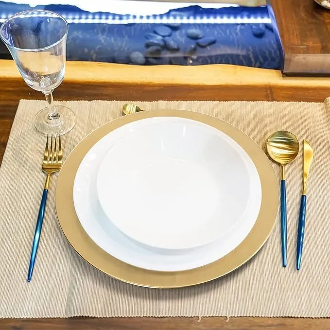 Gold Plain Charger Plate