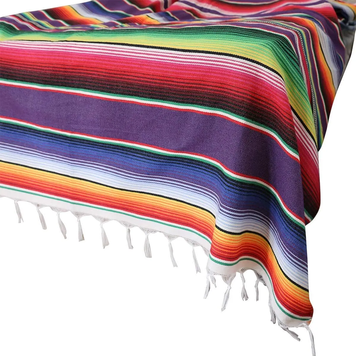 84 x 59 Inch Mexican Serape Blanket