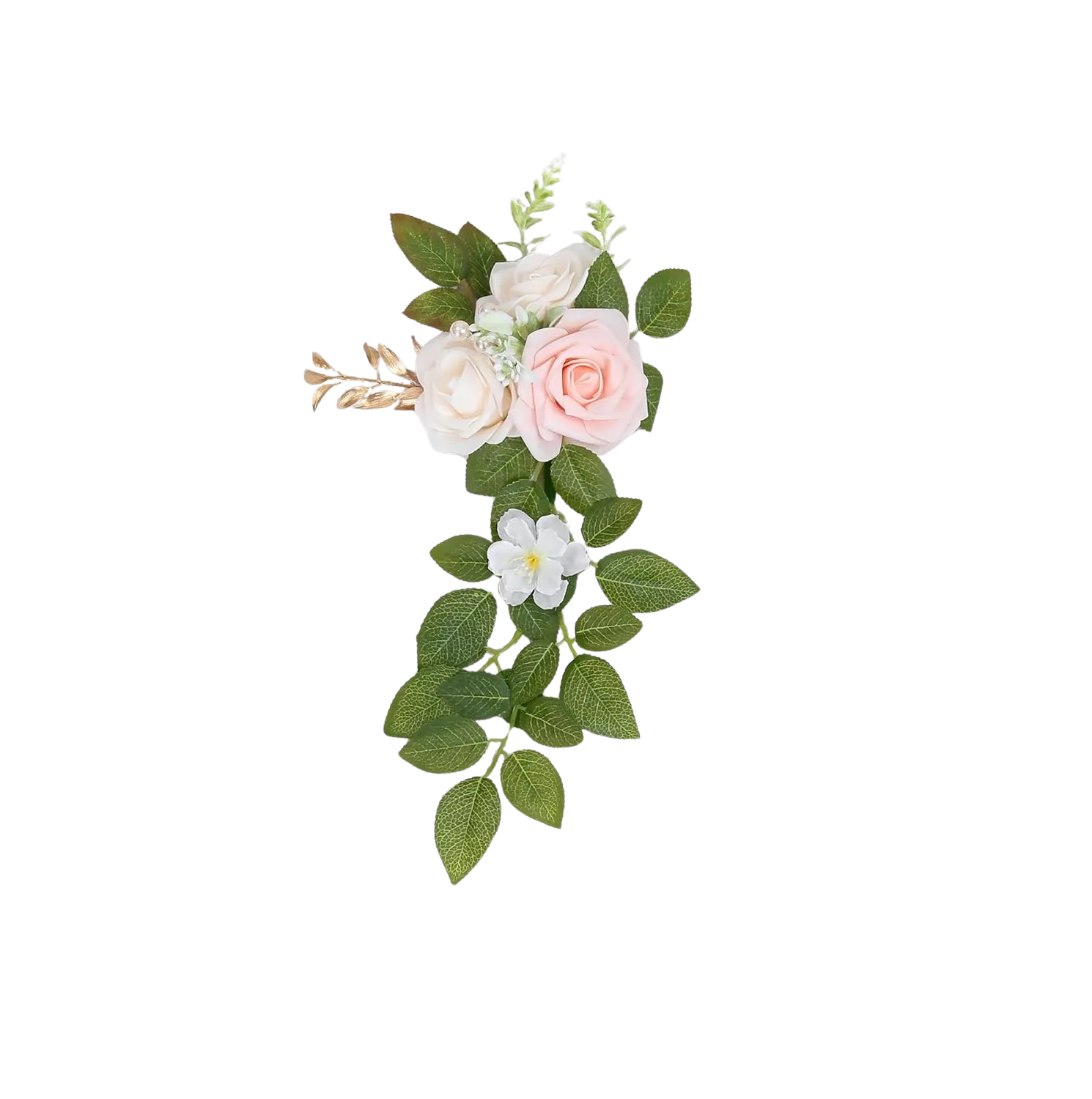 Pink Rose Aisle Chair Décor