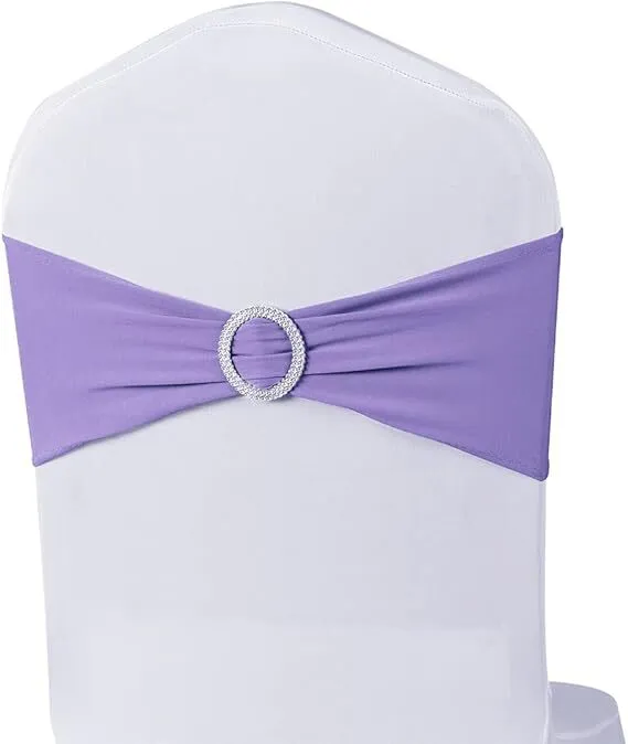 Lavender Chair Band with Round Buckle