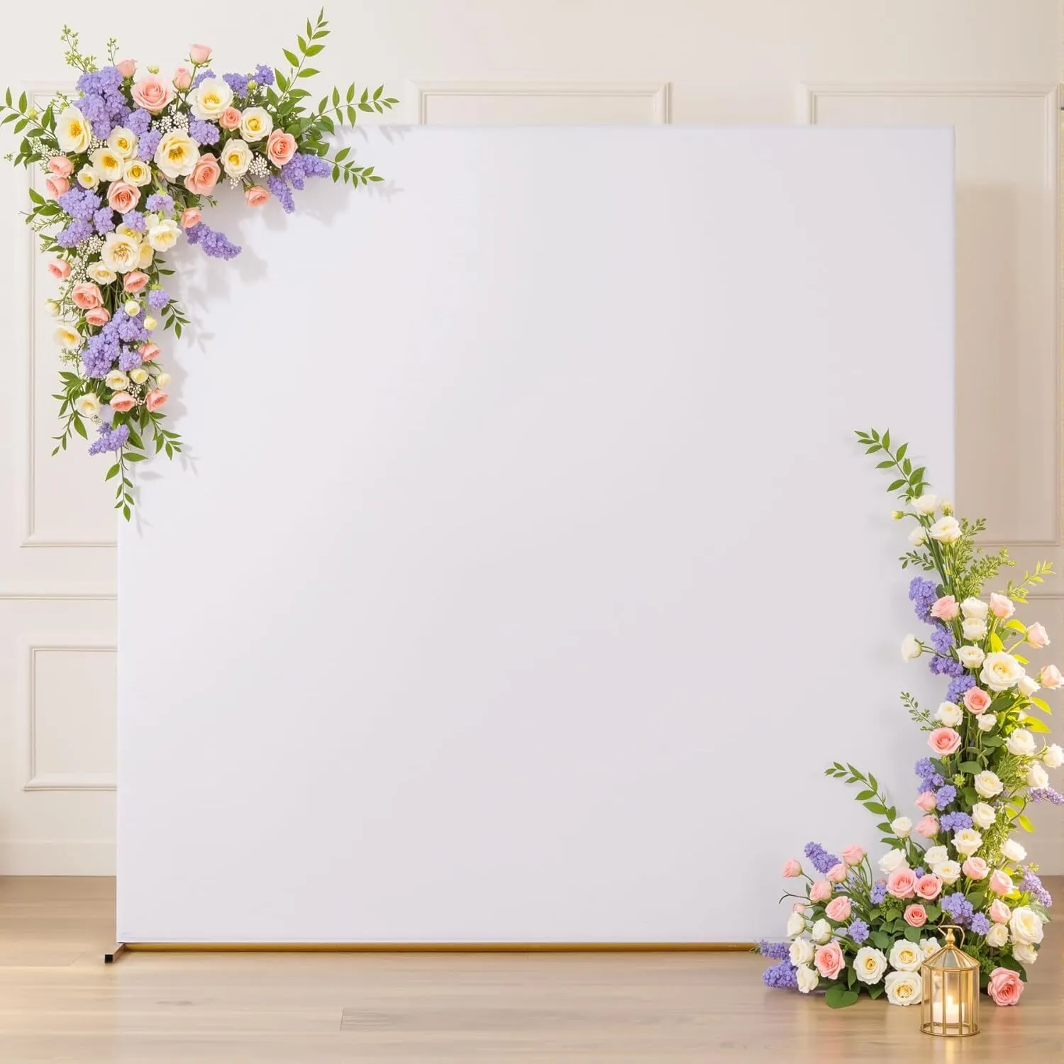 6.6 ft x 6.6 ft White Square Arch Backdrop Cover