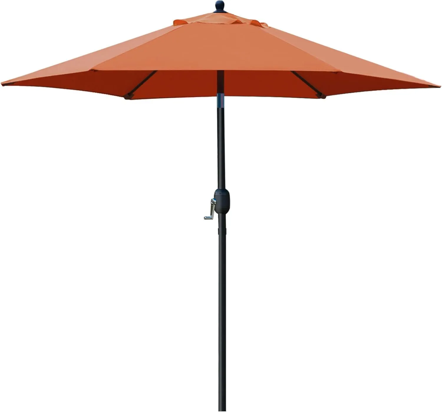 7.5 ft  Orange Patio Umbrella