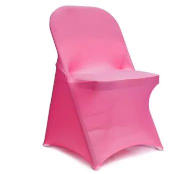 Hot Pink Spandex Folding Chair Cover