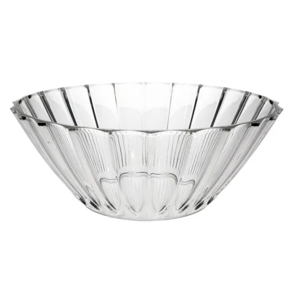 8″ Clear Wavy Display Bowl