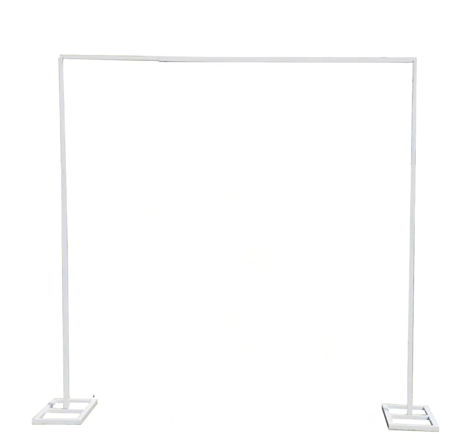 8 ft x 8 ft White Square Backdrop Stand