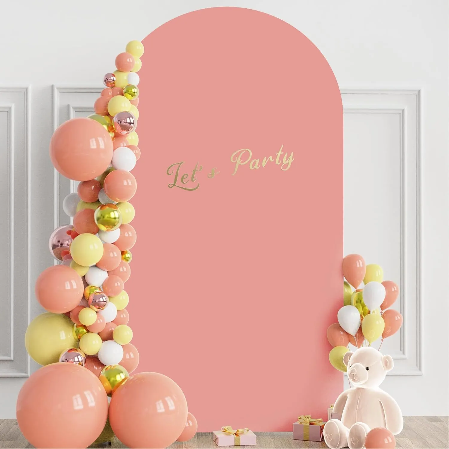 7.2 ft Dusty Rose Spandex Arch Backdrop Cover