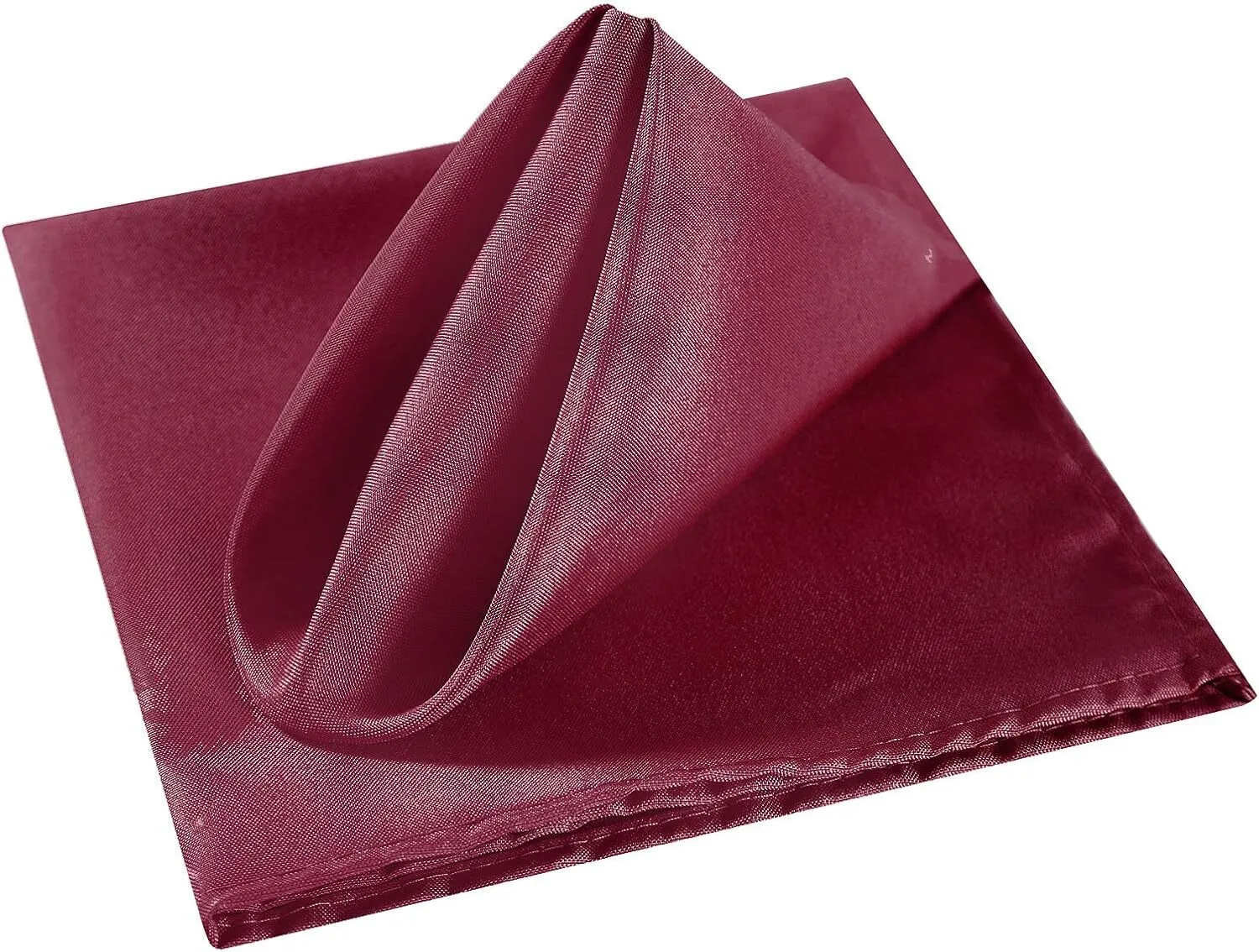 20"x20" Burgundy Polyester Napkin