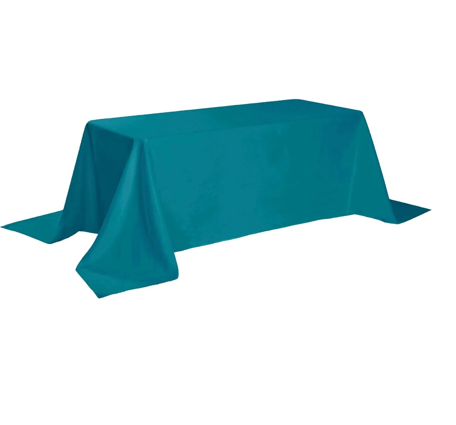 90" x 156" Caribbean Blue Rectangle Tablecloth