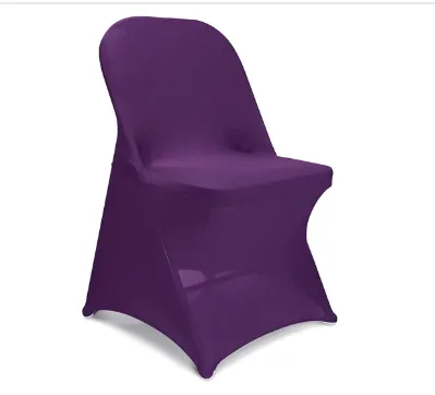Dark Purple Spandex Folding  Chair Cover