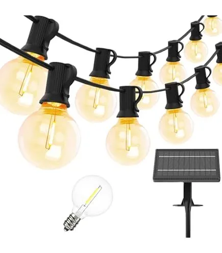 Solar Festoon Lights - 119ft/36.5m