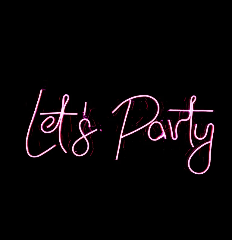 Neon Sign - Let's Party