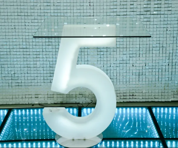 LED Number Cake Stand - 5