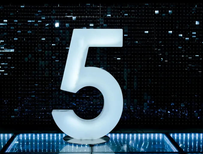LED Number - 5