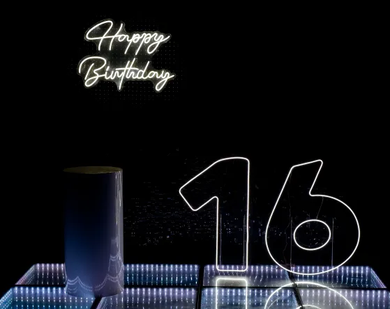 Neon Number - 16