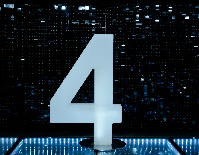 LED Number - 4