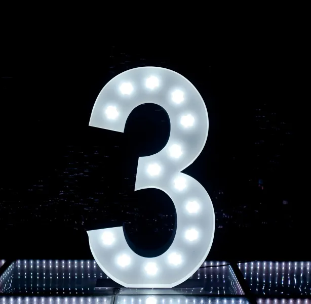 Light Up Number - 3
