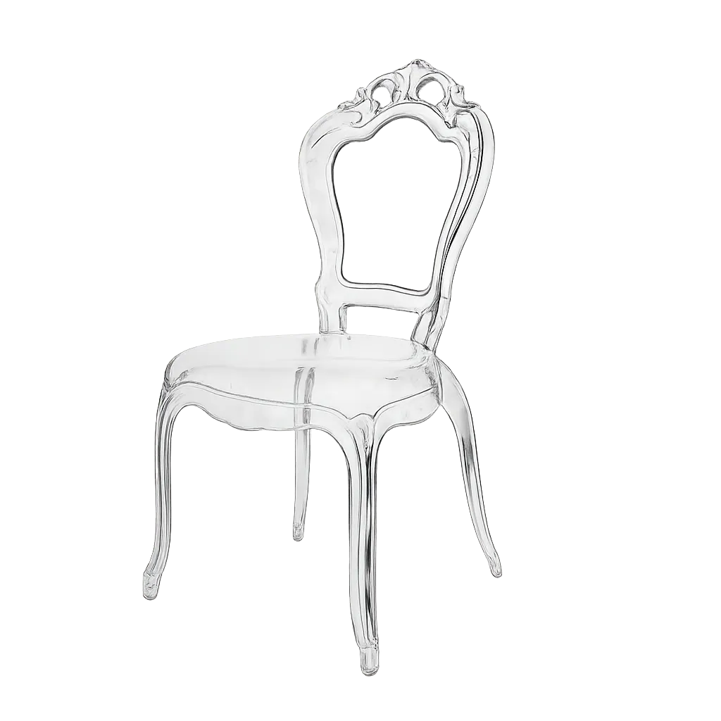 Chaise en acrylique