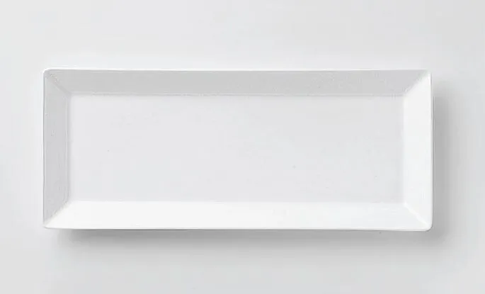 Assiette rectangle de service