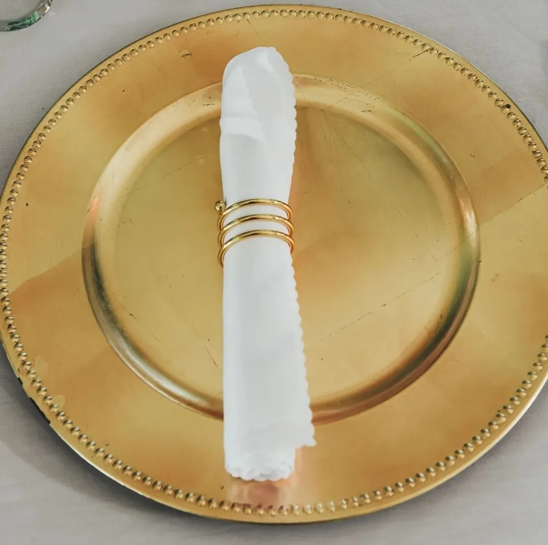 Sous-assiette or