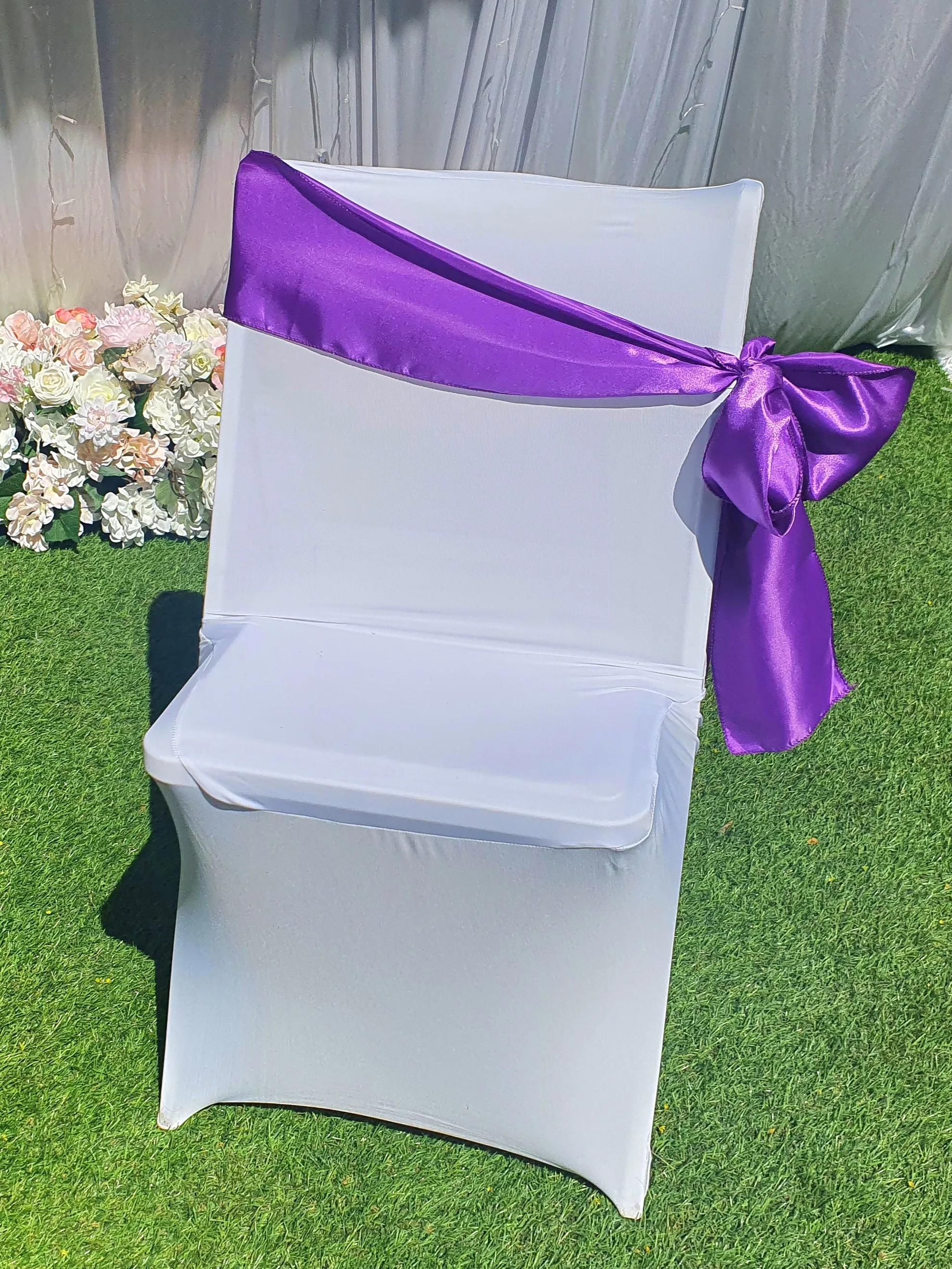 Boucle mauve satin