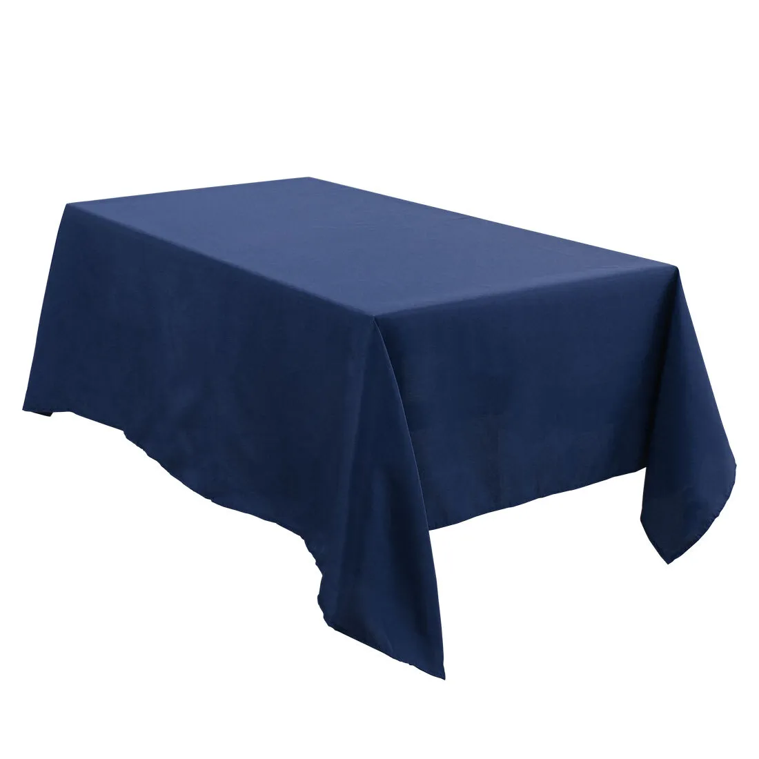 Nappe ronde 120" bleu marine polyester