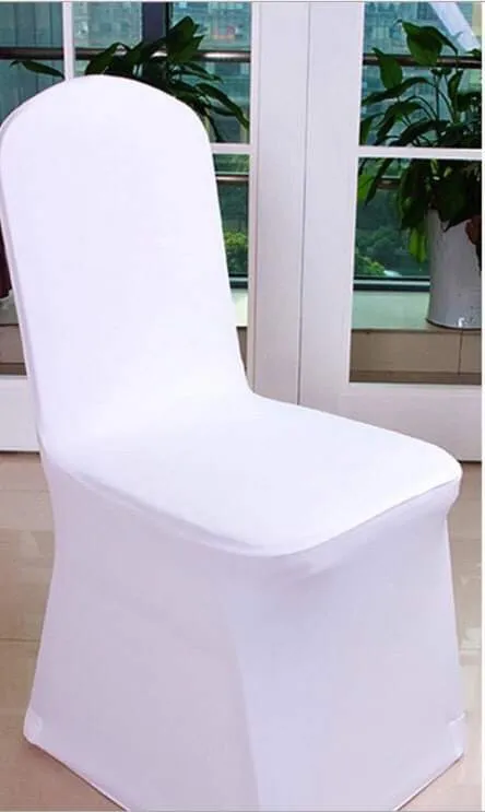 Housse de chaise blanche simple