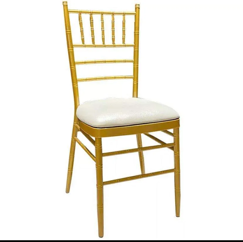 Chaise Chiavari or avec coussin