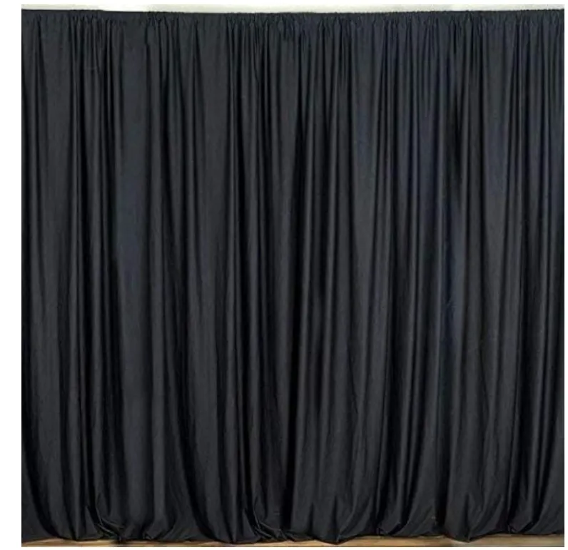 Rideau noir 10x10'