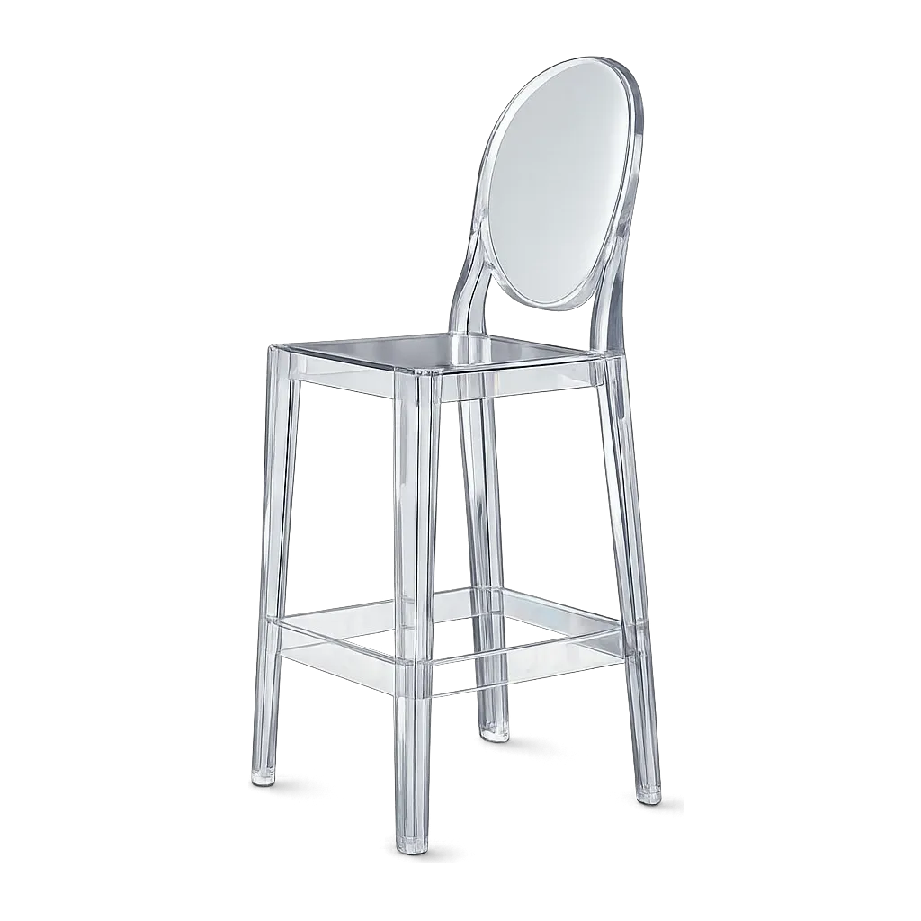 Tabouret transparent