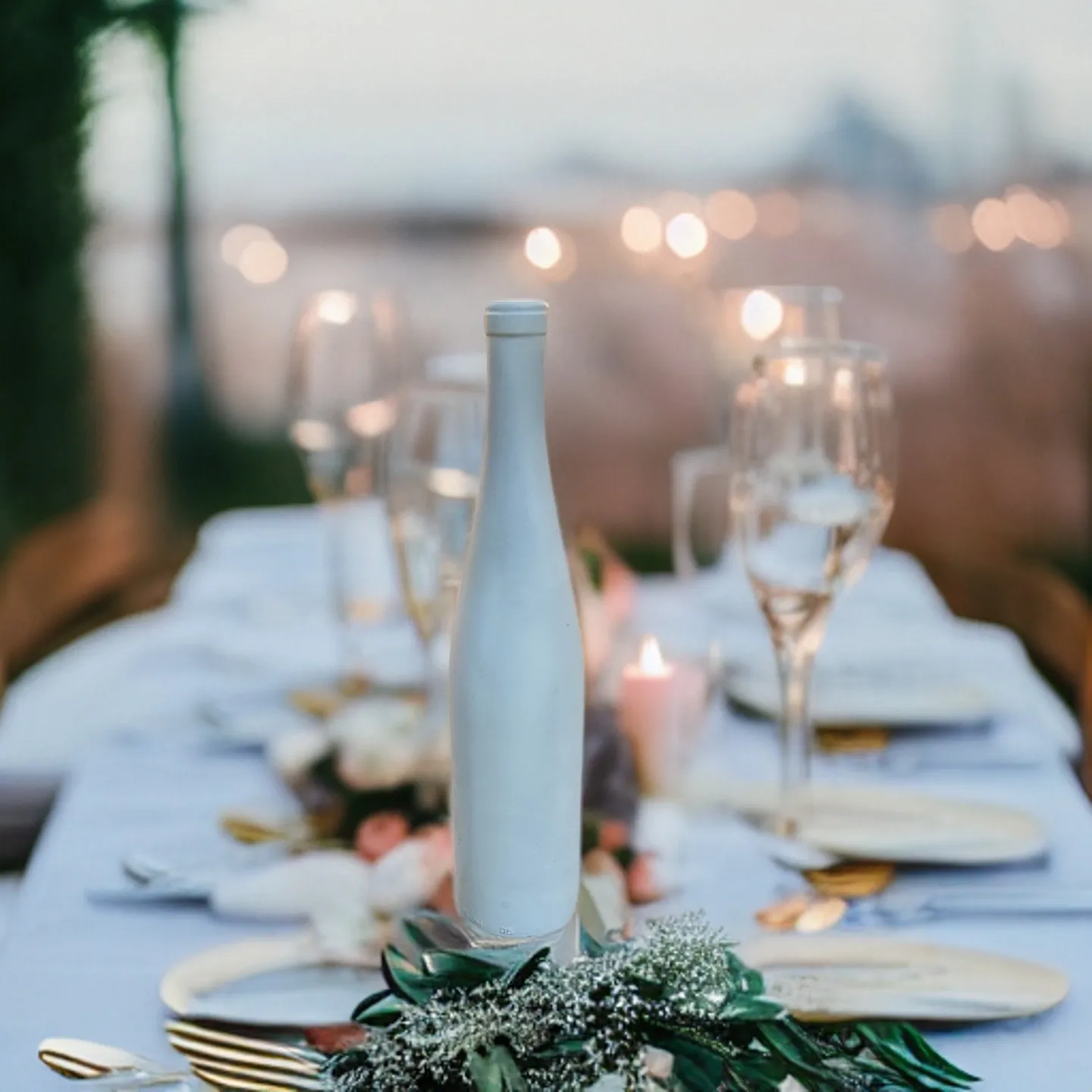 Painted Wine Bottles